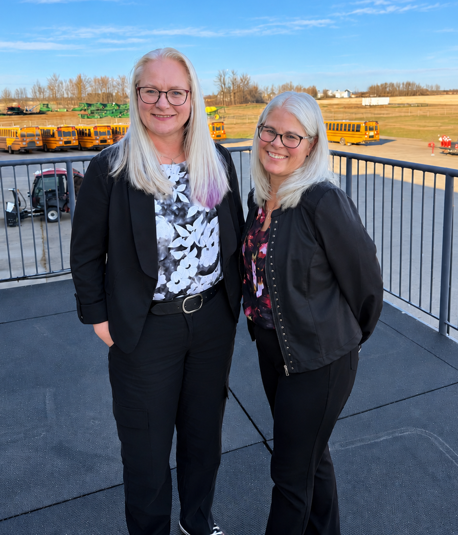 Two Friends Above the Bus Yard (2)