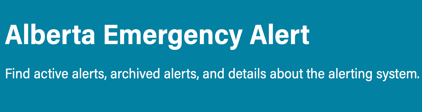 Alberta Emergency Alert