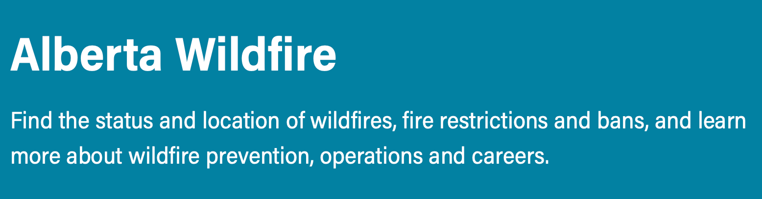 Alberta Wildfire